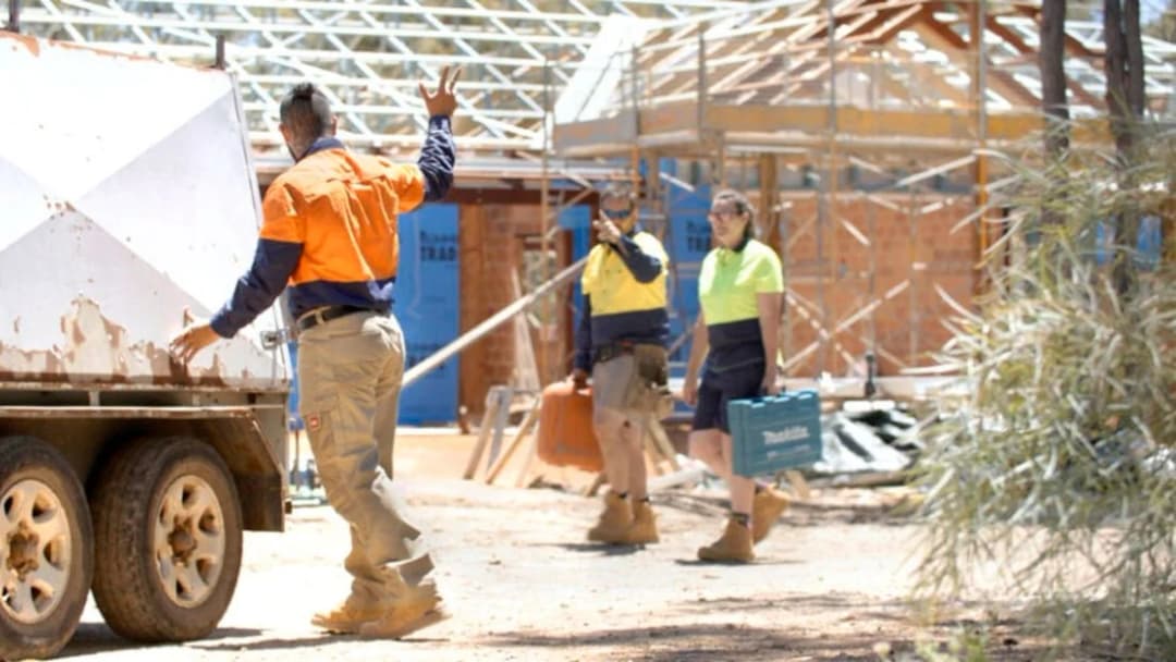 Our team working together